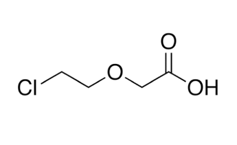 2-Chloroethoxyacetic Acid STRUCTURAL FORMULA