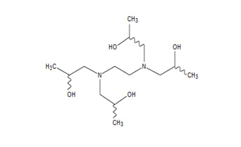 Tetrahydroxypropyl Ethylenediamine Structural Formula